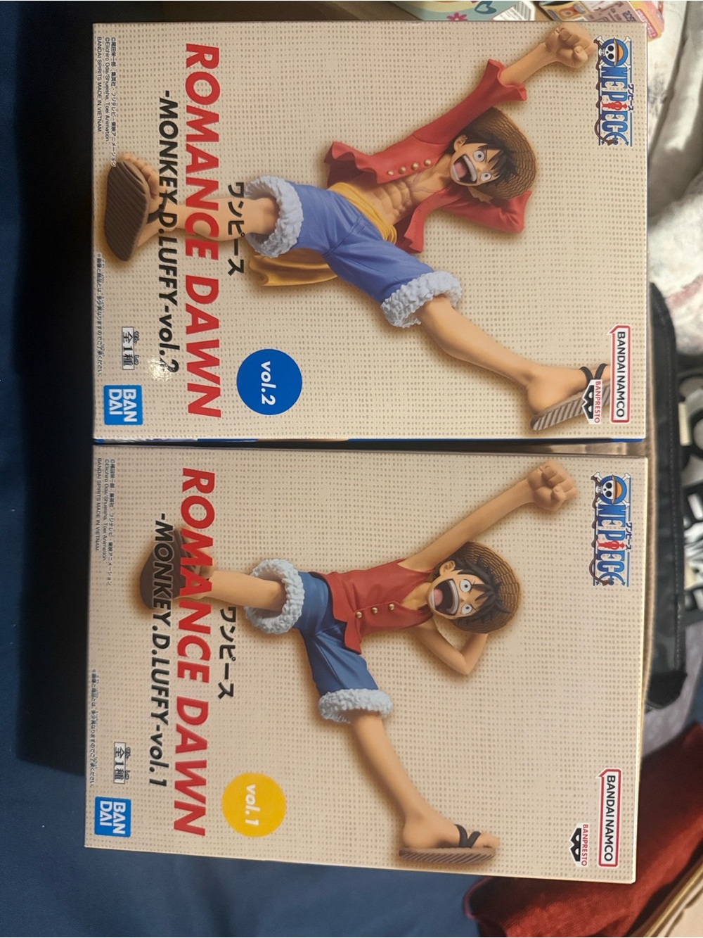 Onepiece Monkey D. Luffy Figure Set Volume 1&2 ROMANCE DAWN